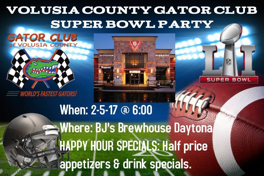 Super Bowl Watch Party | Daytona Beach Gator Club