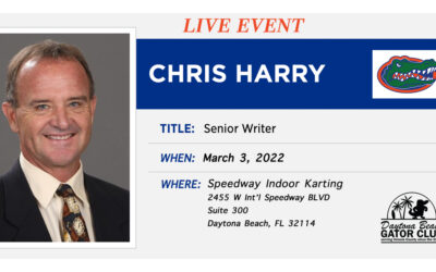 Guest Speaker: Chris Harry, March 3, 2022, at 6 p.m.